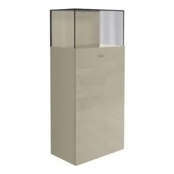 Now! No.14 By Hülsta Baukasten 8R 1 Glashaube 153,6x70x42 Lack-seidengrau/Hochglanz-seidengrau