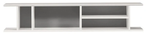 Now! By Hülsta Easy Hängeregal Lack-hellgrau