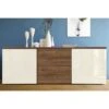 Now! Time By Hülsta Sideboard 4 Schubladen Lack-weiß 73,7x210x45 -Hülsta Möbel 4340 huelsta now time 104891f3 gr 2 1