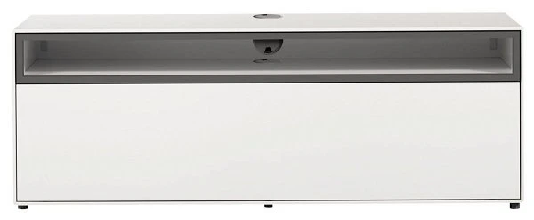 Now! By Hülsta Easy Media-Lowboard Lack-hellgrau 1 Offenes Fach, 1 Klappe 3 Now! By Hülsta Easy Media-Lowboard Lack-hellgrau 1 Offenes Fach, 1 Klappe