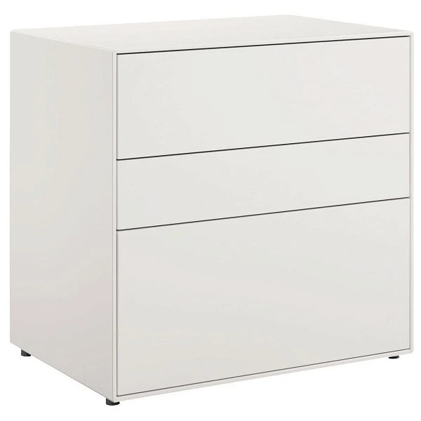 Now! By Hülsta Easy Baukasten 4R Klein Reinweiß 3 Schubladen 3 Now! By Hülsta Easy Baukasten 4R Klein Reinweiß 3 Schubladen