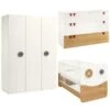 Hülsta Now! Minimo Kinderzimmer 3-türig Schneeweiß/Natureiche Inkl. Wickelaufsatz 1 Hülsta Now! Minimo Kinderzimmer 3-türig Schneeweiß/Natureiche Inkl. Wickelaufsatz -Hülsta Möbel 51213 55886 55936 1