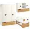 Hülsta Now! Minimo Kinderzimmer 3türig Schneeweiß/Natureiche Inkl. Breiter Kommode 2 Hülsta Now! Minimo Kinderzimmer 3türig Schneeweiß/Natureiche Inkl. Breiter Kommode -Hülsta Möbel 51235 55886 55106 1