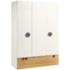 Hülsta Now! Minimo Kleiderschrank 3türig Schublade In Schneeweiß/Natureiche 2 Hülsta Now! Minimo Kleiderschrank 3türig Schublade In Schneeweiß/Natureiche -Hülsta Möbel 51236 huelsta now minimo 161280f4 gr 10