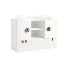 Now! Minimo Wickelkommode Ink. Wickelaufsatz & Unterstellregale Weiß