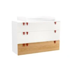 Now! Minimo Baby- / Kinderzimmerset 7 Tlg. Weiß / Natureiche -Hülsta Möbel 55936 51913