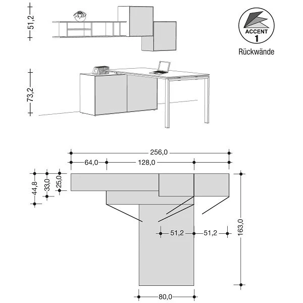 Now! By Hülsta Easy Wohnwand Reinweiß 177x230x195 5-teilig 4 Now! By Hülsta Easy Wohnwand Reinweiß 177x230x195 5-teilig – Bild 2