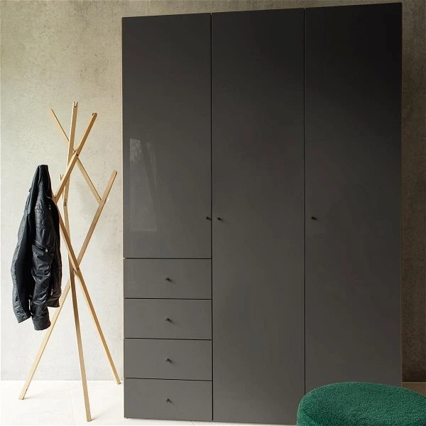 Now! Wardrobes By Hülsta Kombination 9 225,4x152x59 Cm | Lack-grau 3 Now! Wardrobes By Hülsta Kombination 9 225,4x152x59 Cm | Lack-grau