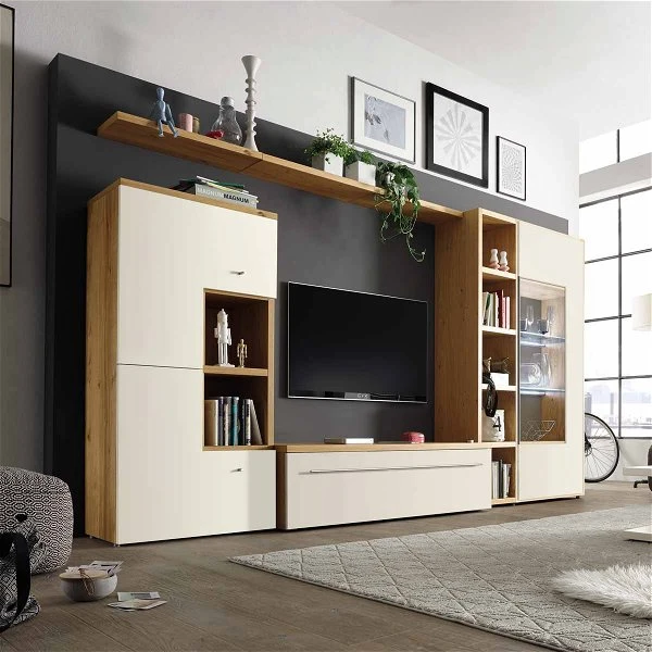 Now Time By Hülsta Kombination 10 181,0x318,1x50,0 Natureiche/Lack-weiß 3 Now Time By Hülsta Kombination 10 181,0x318,1x50,0 Natureiche/Lack-weiß