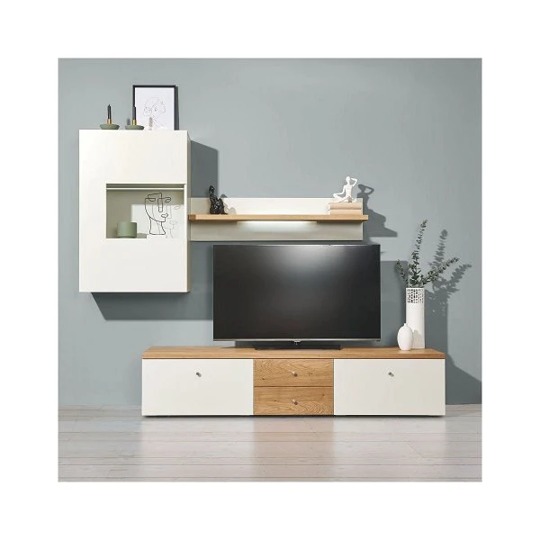 Now! Time By Hülsta Kombination 2 235x195,4x52 Natureiche/Lack-weiß 3 Now! Time By Hülsta Kombination 2 235x195,4x52 Natureiche/Lack-weiß