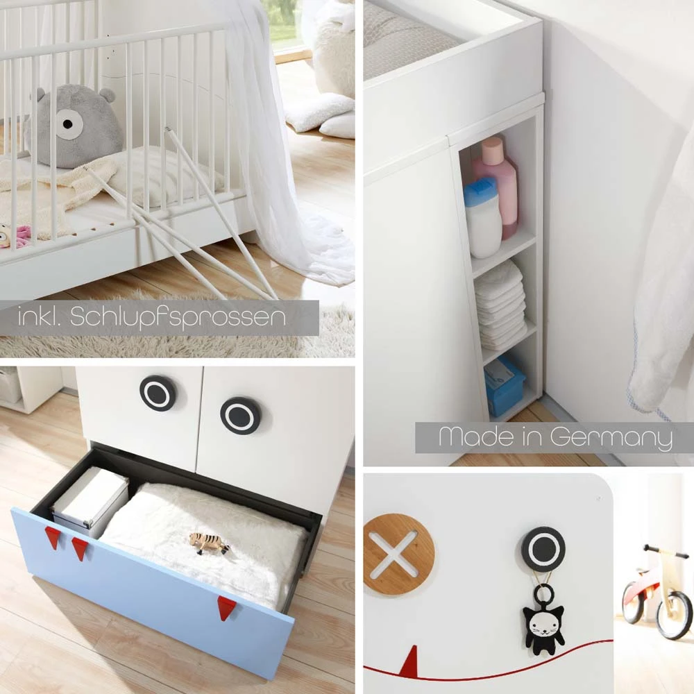 Now! Minimo Regal Kinderregal Mit Schublade Weiß 2 Now! Minimo Regal Kinderregal Mit Schublade Weiß