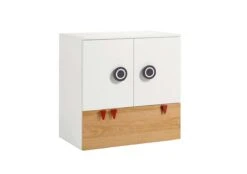 Now! Minimo Wickelkommode Mit Schublade Inkl. Wickelauflage & Unterstellregale Weiß / Natureiche -Hülsta Möbel NBA155906 1