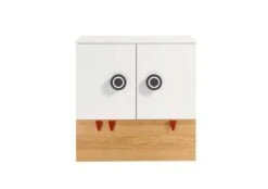 Now! Minimo Wickelkommode Mit Schublade Inkl. Wickelauflage & Unterstellregale Weiß / Natureiche -Hülsta Möbel NBA155906 2