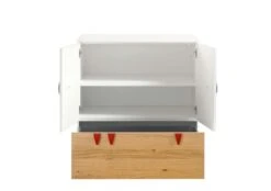 Now! Minimo Wickelkommode Mit Schublade Inkl. Wickelauflage & Unterstellregale Weiß / Natureiche -Hülsta Möbel NBA155906 3