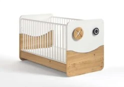 Now! Minimo Baby- / Kinderzimmerset 5 Tlg. Weiß / Natureiche