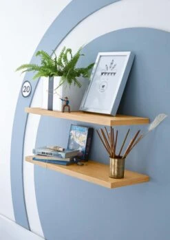 Now! Minimo Wandsteckboard Natureiche