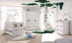 Now! Minimo Wickelkommode Mit 3 Schubladen Inkl. Wickelauflage & Unterstellregale Weiß -Hülsta Möbel huelsta now minimo 161316h3