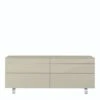 Hülsta Neo Sideboard 6 Schubkästen Lack Seidengrau -Hülsta Möbel huelsta neo 134453f4