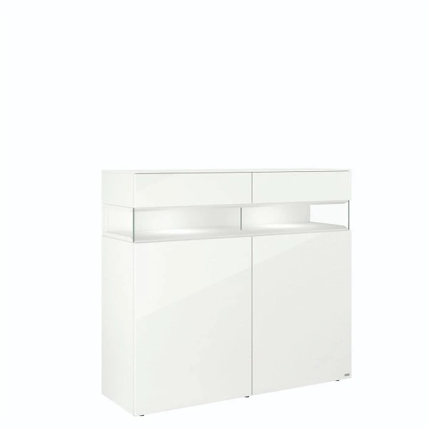 Hülsta Neo Highboard 2 Schubkästen Und 2 Türen Hochglanzlack Reinweiß 3 Hülsta Neo Highboard 2 Schubkästen Und 2 Türen Hochglanzlack Reinweiß
