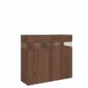 Hülsta Neo Highboard 2 Schubkästen Und 2 Türen Kernnussbaum -Hülsta Möbel huelsta neo 134499f4