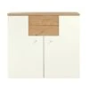 Now! Time By Hülsta Highboard 2 Winkeltüren Natureiche/Lack-weiß -Hülsta Möbel huelsta now time 104955f4