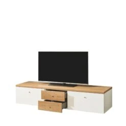 Now! Time By Hülsta Lowboard Schubladen/Klappen Natureiche/Lack-weiß -Hülsta Möbel huelsta now time ntw14541 1041364f3